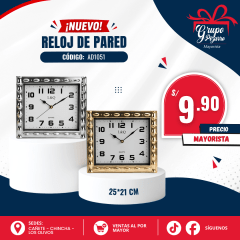 RELOJ  PARED