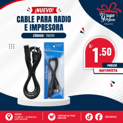 CABLE PARA RADIO E IMPRESORA