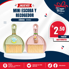 SET MINI RECOGEDOR KAWAI