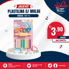 PLASTILINA C/ RODILLO(PASTEL)