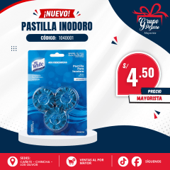 PASTILLA DE INODORO X3 MR.WHITE