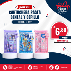 PASTA DENTAL +CARTUCHERA