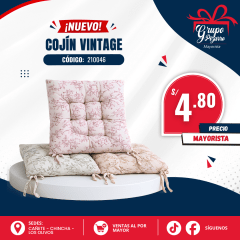 COJIN DE SILLA VINTAGE