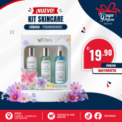 ESTUCHE FACIAL SKINCARE X3
