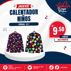 POLERA CALENTADOR DE NIÑOS SURTIDO VIMAS