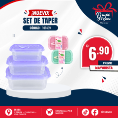 SET DE TAPER X3
