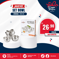 SET BOWL TAPA