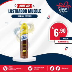 LUSTRADOR DE MUEBLE MR.WHITE