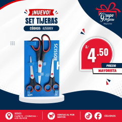 SET DE TIJERAS