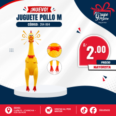 JUGUETE POLLO GRITON 