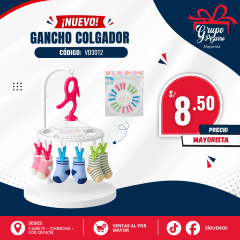 GANCHO COLGADOR VD3012