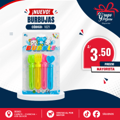 BURBUJERO X4 PALITAS