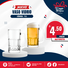 TAZA VIDRIO
