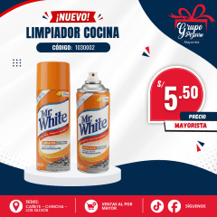 LIMPIADOR DE HORNILLAS MR.WHITE