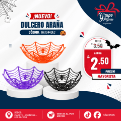 DULCERO ARAÑA SIN PATA