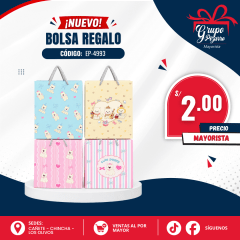 BOLSA REGALO GATO GLITTER