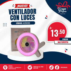 VENTILADOR CON LUCES