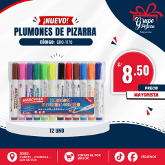 MARCADOR PIZARRA X12