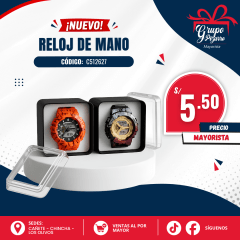 RELOJ HOMBRE RAYOS