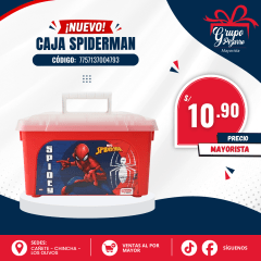 CAJA OPTIMUS 6LT - SPIDERMAN