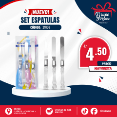 SET DE MINI ESPATULA