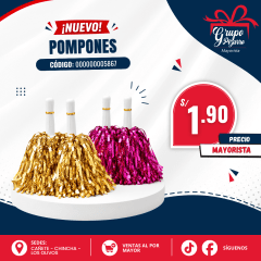 POM POM METALICO MERCYFAN