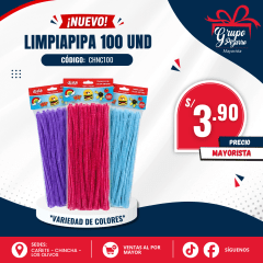 LIMPIA PIPA COLOR ENTERO