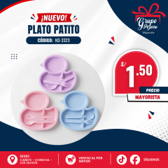 PLATO BAMBU BEBE