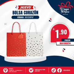 BOLSA DE REGALO CORAZON