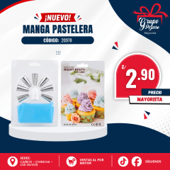 MANGA PASTEL. C/ BOQUILLA