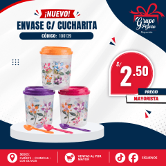 POMO ENVASE FLOREADO