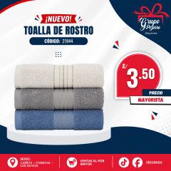 TOALLA DE ROSTRO