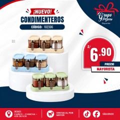 SET CONDIMENTERO