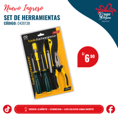 SET DE HERRAMIENTAS NUEVO