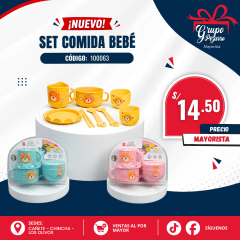 SET PLATO DE BEBE