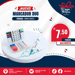 PLUMON ACRILICO DOBLE DIALE