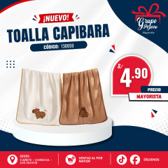 TOALLA CAPYBARA