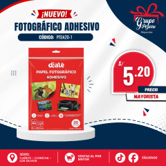 FOTOGRAFICO ADHESIVO DIALE