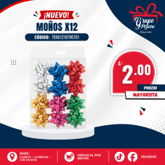 SET DE MOÑO 12PCS