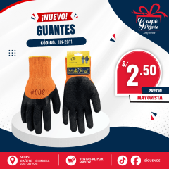 GUANTES NARANJA
