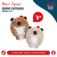 GORRO CAPYBARA MANZANA