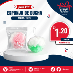 ESPONJA DE BAÑO