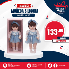 MUÑECA BEBE SILICONA