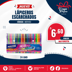 LAPICERO ESCARCHADO X24 MERCYFAN
