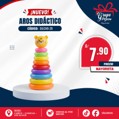 JUGUETE CONO EDUCATIVO