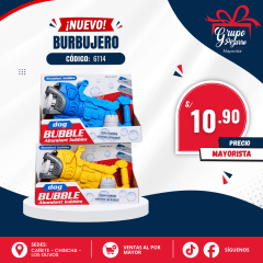 BURBUJERO CON ASAS