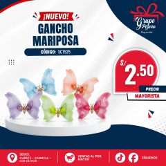 GANCHOS MARIPOSA