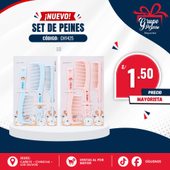 SET DE PEINES CH1425