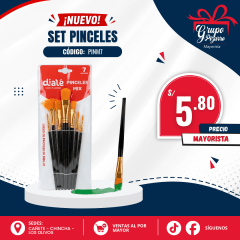 PINCEL DIALE MIX X7