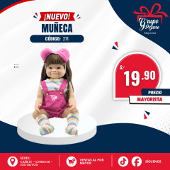 MUÑECA MELY C/ BIBERON